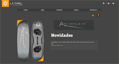 Desktop Screenshot of lethalkiteboards.com